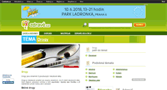 Desktop Screenshot of drogy.zdrave.cz