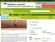 Tablet Screenshot of kliste-a-nemoci.zdrave.cz