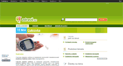 Desktop Screenshot of cukrovka.zdrave.cz