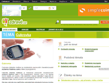 Tablet Screenshot of cukrovka.zdrave.cz