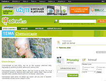 Tablet Screenshot of chemoterapie.zdrave.cz