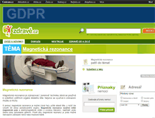 Tablet Screenshot of magneticka-rezonance.zdrave.cz