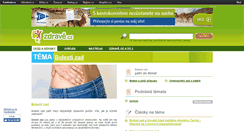 Desktop Screenshot of bolesti-zad.zdrave.cz