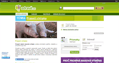 Desktop Screenshot of praseci-chripka.zdrave.cz