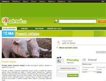 Tablet Screenshot of praseci-chripka.zdrave.cz