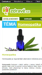 Mobile Screenshot of homeopatika.zdrave.cz