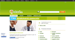 Desktop Screenshot of gynekologicka-onemocneni.zdrave.cz