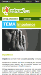 Mobile Screenshot of impotence.zdrave.cz