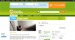 Desktop Screenshot of domaci-nasili.zdrave.cz