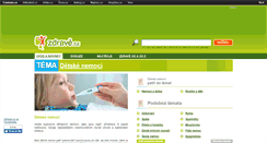 Desktop Screenshot of detske-nemoci.zdrave.cz