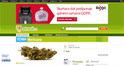 Desktop Screenshot of marihuana.zdrave.cz