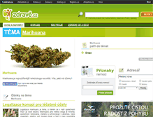 Tablet Screenshot of marihuana.zdrave.cz
