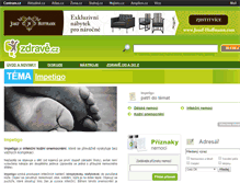 Tablet Screenshot of impetigo.zdrave.cz