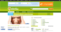 Desktop Screenshot of dusevni-zdravi-a-psychologie.zdrave.cz