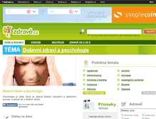 Tablet Screenshot of dusevni-zdravi-a-psychologie.zdrave.cz