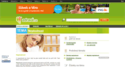 Desktop Screenshot of neplodnost.zdrave.cz
