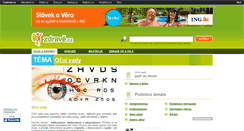 Desktop Screenshot of ocni-vady.zdrave.cz