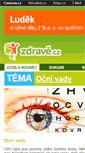 Mobile Screenshot of ocni-vady.zdrave.cz