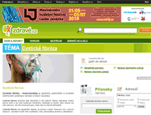 Tablet Screenshot of cysticka-fibroza.zdrave.cz