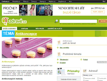 Tablet Screenshot of antikoncepce.zdrave.cz