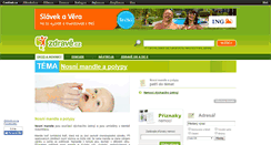 Desktop Screenshot of nosni-mandle-a-polypy.zdrave.cz