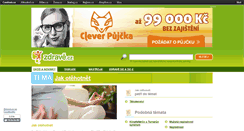 Desktop Screenshot of jak-otehotnet.zdrave.cz