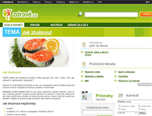 Tablet Screenshot of jak-zhubnout.zdrave.cz