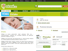 Tablet Screenshot of chripka.zdrave.cz