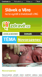 Mobile Screenshot of novorozenec.zdrave.cz