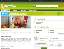 Tablet Screenshot of anorexie-a-bulimie.zdrave.cz