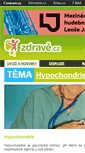 Mobile Screenshot of hypochondrie.zdrave.cz