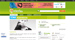 Desktop Screenshot of hyperaktivita.zdrave.cz
