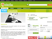 Tablet Screenshot of hyperaktivita.zdrave.cz
