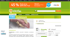 Desktop Screenshot of fenylketonurie.zdrave.cz