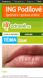 Mobile Screenshot of opar.zdrave.cz