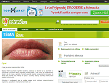 Tablet Screenshot of opar.zdrave.cz