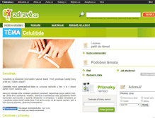 Tablet Screenshot of celulitida.zdrave.cz
