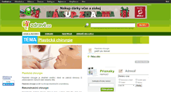 Desktop Screenshot of plasticka-chirurgie.zdrave.cz