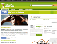 Tablet Screenshot of muzska-neplodnost.zdrave.cz