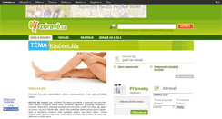 Desktop Screenshot of krecove-zily.zdrave.cz
