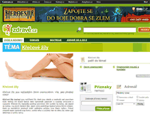 Tablet Screenshot of krecove-zily.zdrave.cz