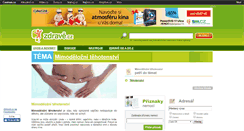 Desktop Screenshot of mimodelozni-tehotenstvi.zdrave.cz