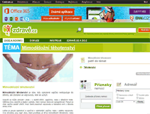Tablet Screenshot of mimodelozni-tehotenstvi.zdrave.cz