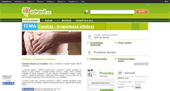 Desktop Screenshot of candida-kvasinkova-infekce.zdrave.cz