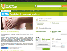 Tablet Screenshot of candida-kvasinkova-infekce.zdrave.cz