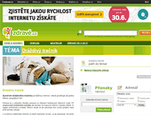 Tablet Screenshot of drazdivy-tracnik.zdrave.cz