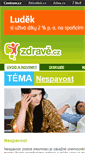 Mobile Screenshot of nespavost.zdrave.cz