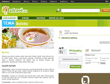 Tablet Screenshot of bylinky.zdrave.cz