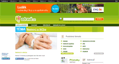 Desktop Screenshot of nemoci-a-lecba.zdrave.cz