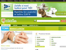 Tablet Screenshot of nemoci-a-lecba.zdrave.cz